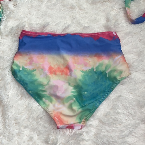 Women's Wrap Front High Waisted Bikini Set Two Pieces Bathing Suits Size S - Picture 6 of 8